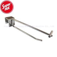 Heavy Duty Metal Square Tube Hook With Price Tag Hanging Bar Hooks